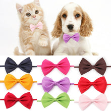 Load image into Gallery viewer, New Pet Cat Dog Collar Bow Tie Adjustable Neck Strap Cat Dog Grooming Accessories Puppy Product Supplies