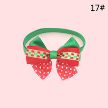 Load image into Gallery viewer, Christmas Holiday Pet Cat Dog Collar Bow Tie Adjustable Neck Strap Cat Dog Grooming Accessories Pet Product Supplies Christmas