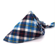 Load image into Gallery viewer, Dog Bandana Cotton Plaid Washable Winter Pet Dog Bandanas Scarf Bow ties Collar Cat Small Middle Large Dog Grooming Products