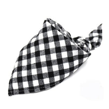 Load image into Gallery viewer, Dog Bandana Cotton Plaid Washable Winter Pet Dog Bandanas Scarf Bow ties Collar Cat Small Middle Large Dog Grooming Products