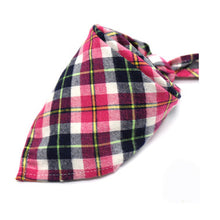 Load image into Gallery viewer, Dog Bandana Cotton Plaid Washable Winter Pet Dog Bandanas Scarf Bow ties Collar Cat Small Middle Large Dog Grooming Products