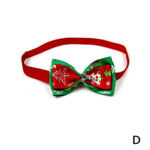 Load image into Gallery viewer, 1pcs Cute Christmas Decor Pet Dog Cat Puppy Bow Tie Collar Bowtie Pet Christmas Bow Tie Collar with Drill