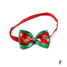 Load image into Gallery viewer, 1pcs Cute Christmas Decor Pet Dog Cat Puppy Bow Tie Collar Bowtie Pet Christmas Bow Tie Collar with Drill