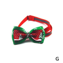 Load image into Gallery viewer, 1pcs Cute Christmas Decor Pet Dog Cat Puppy Bow Tie Collar Bowtie Pet Christmas Bow Tie Collar with Drill