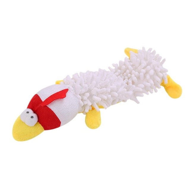 Dog Puppy Squeak Sound Tooth Chew Toy Funny Pet Cat Dog Squeaky Plush Toy Interactive Play Game for Small Large Dogs Pet Product