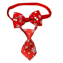 Load image into Gallery viewer, Pet Cat Dog Bow Tie Collar Adjustable Christmas Neck Strap Cat Dog Grooming Accessories Pet Product Puppy Necktie