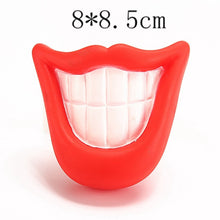 Load image into Gallery viewer, Dog Chew Toys Squeaking Pet Bite Toy Screaming Interactive Drumstick Lips Ball For Dogs Puppies Pet Products Dog Games TY0051