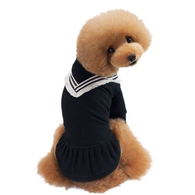 Cotton Cat Clothes Cute Pet Dog Striped  Dresses Summer Autumn Shirt 2017 New Arrivals Pet Products Dress