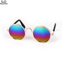 Load image into Gallery viewer, 1 Stainless Cat Dog Pet Cute Steel Party Stylish 51inch Kitty Toy Dog Sunglasses 3cm Outdoor etc Travel Cat Cool Round Colorful