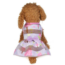 Load image into Gallery viewer, Lovely Pets Spring Summer Colorful Princess Dress Cute Bow Dog Clothes For Small Dogs Pet Products Clothing Costumes Pet Clothes