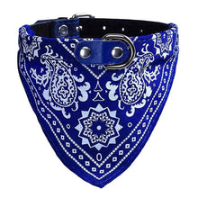 Load image into Gallery viewer, Pet Puppy Collar Leather Dog Collar Lead Adjustable Dog Bandana Necklace Dog Accessories Pet Products Cat Tie Scarf Neckerchief