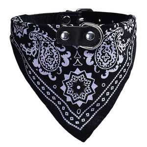 Pet Puppy Collar Leather Dog Collar Lead Adjustable Dog Bandana Necklace Dog Accessories Pet Products Cat Tie Scarf Neckerchief