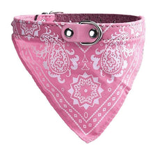 Load image into Gallery viewer, Pet Puppy Collar Leather Dog Collar Lead Adjustable Dog Bandana Necklace Dog Accessories Pet Products Cat Tie Scarf Neckerchief