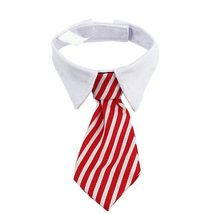 1pcs Pet Product S/L Pet Ties Stripe Small Cotton Pet Dog Puppy Necktie Adjustable Bow Tie Grooming for Christmas Decor